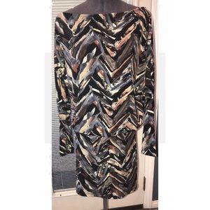 Veronica M Drop-Waist Long Sleeve Dress NWOT